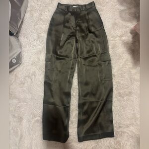 Aritzia Babaton Satin Cargo Trousers Size: 00